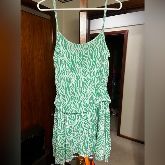 NWOT Diane Von Furstenberg for Target green and white tank mini dress size XL - Picture 4 of 8